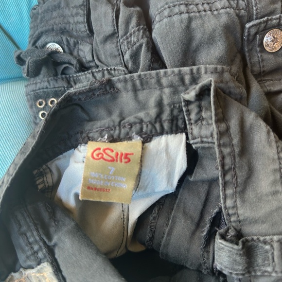 G-Star Dark Gray Cargo Pants with Button Accents - Picture 10 of 10